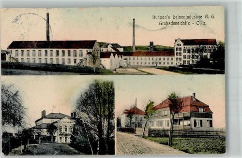 Großschweidnitz Ducan's Leinenindustrie A.-G. Villa