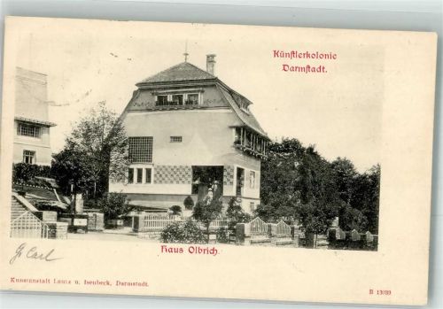 Darmstadt Künstlerkolonie Haus Olbrich Jugendstil