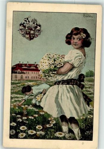 Zwickau 1911 Margaretentag Wappen + SST Intern. Sammler Verein Walter Popp in Bockwa