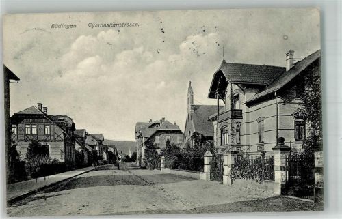 63654 W6470 Büdingen , Hess 1909 - Gymnasiumstrasse
