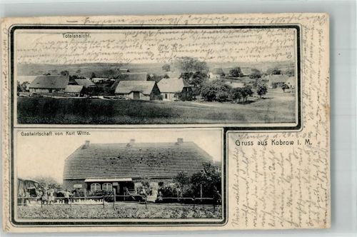 19406 O2721 Kobrow b Sternberg - Gasthaus Witte