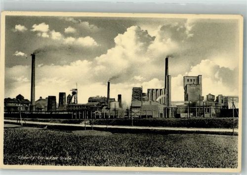 Gleiwitz 1938 Fabrik Zeche Gleiwitzer Grube