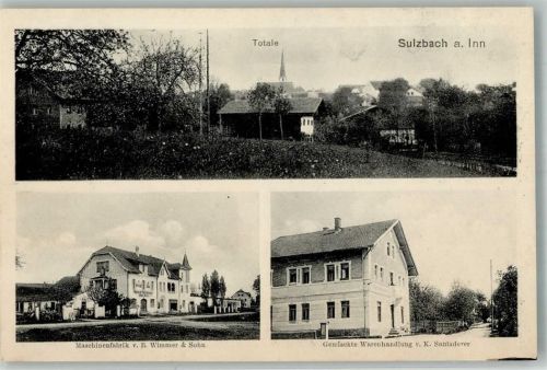 92237 W8458 Sulzbach-Rosenberg - Maschinenfabrik Wimmer & Sohn Gemischtwaren Santaderer