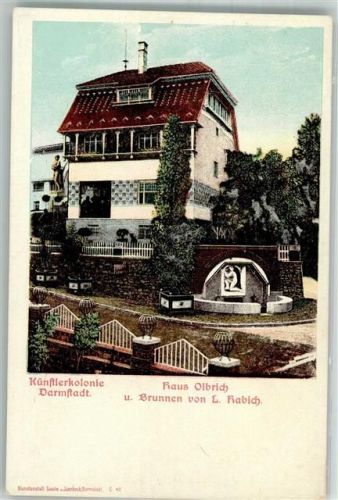 Darmstadt 1902 Künstlerkolonie Haus Olbrich Jugendstil
