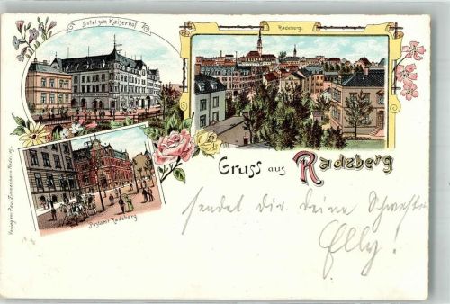 Radeberg Postamt Hotel zum Kaiserhof