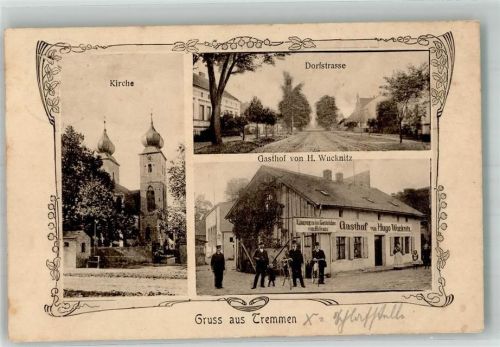 Tremmen Dorfstraße Gasthaus Wucknitz