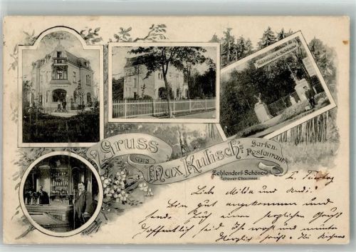 Schönow Gasthaus Max Kulisch Gastraum Billard Schlosspark-Schönow