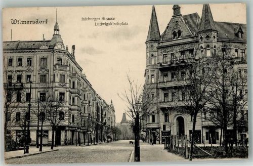 Wilmersdorf Ludwigskirchplaz Pfalzburger-Strasse Stauchung II