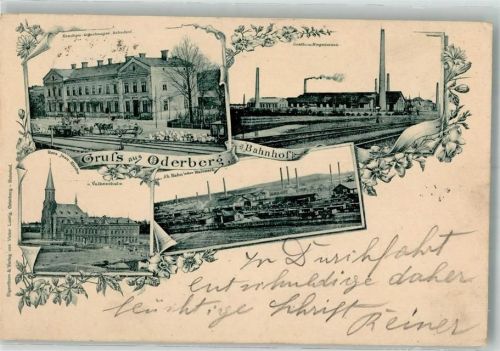 Bohumin 1904 Fabrik Bahnhof Kirche Volkschule