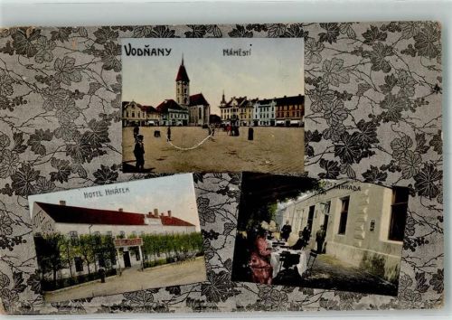 Vodnany Marktplatz Hotel Hnatek Gasthaus