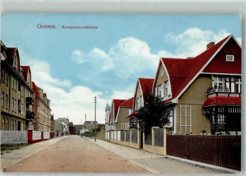 Gnesen 1917 Kronprinzenstrasse