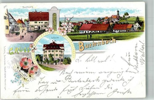 Burtenbach Adelskorrespondenz Schloss Marktplatz