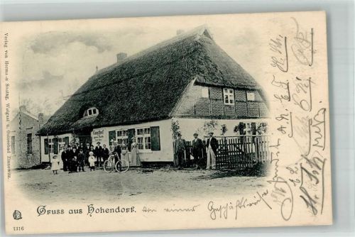 Hohendorf Gasthaus zur guten Quelle Reetdachhaus