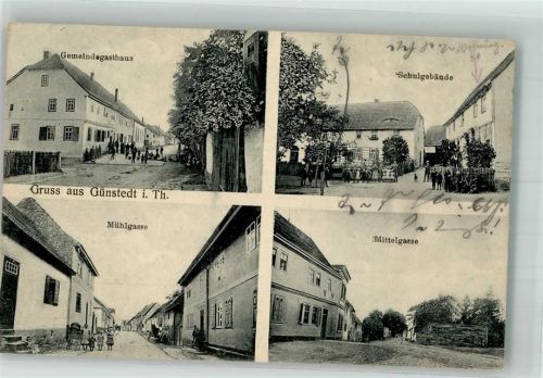 Günstedt 912 Gemeindegasthaus Mühlgasse Schule Mittelgasse