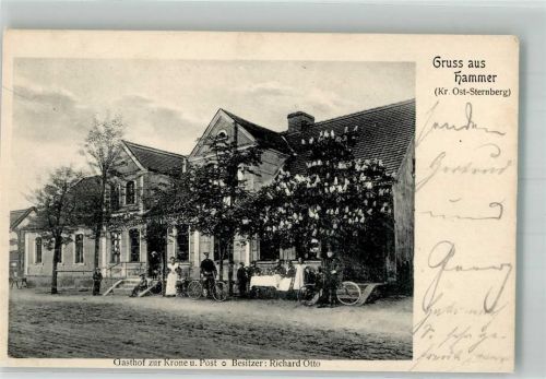 Hammer 1905 Gasthaus zur Krone Fahrrad