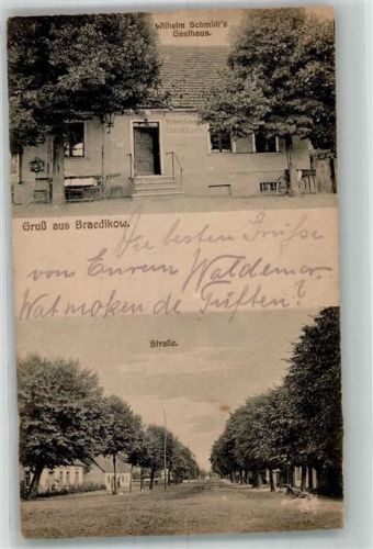 14662 O1553 Brädikow - Gasthaus Schmidt Dorfstrasse