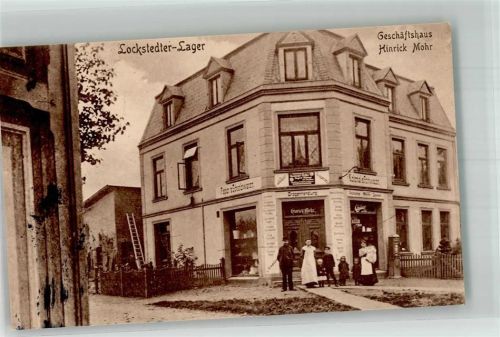 Lockstedter Lager 1915 Geschäftshaus Hinrick Mohr RS. Reservelazarett-Stempel