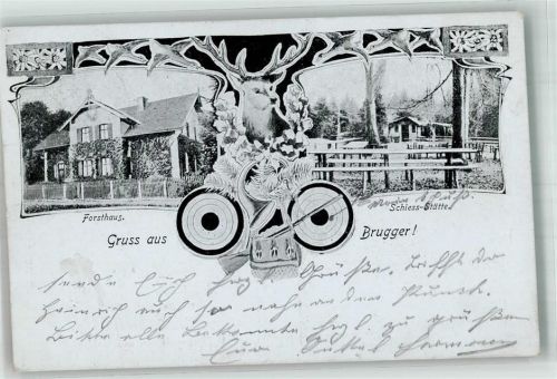 86495 W8901 Brugger - Posthilfstelle Freienried Forsthaus Schiessstätte Schiessscheiben