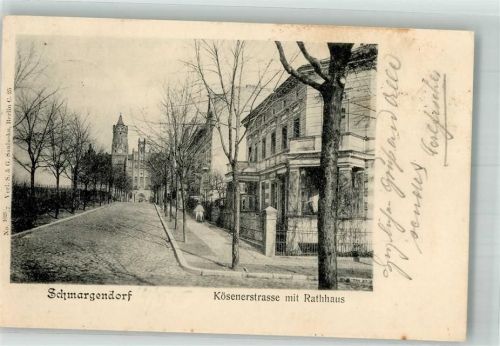 Schmargendorf 1905 Kösenerstrasse Rathaus