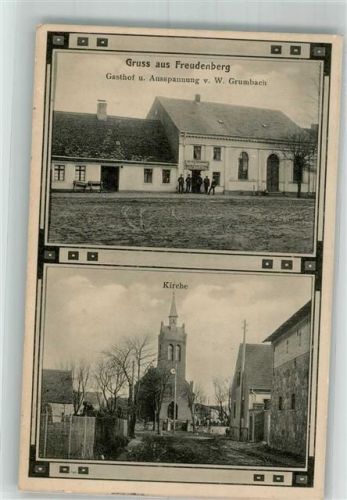 Freudenberg 1913 Kirche Gasthaus Grumbach