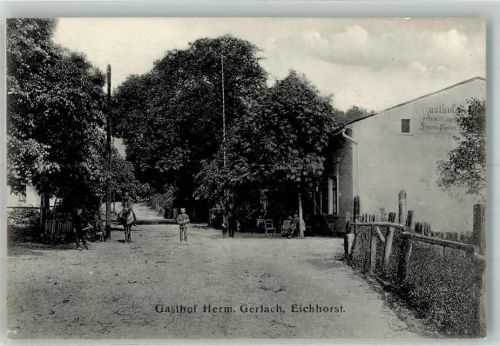 Eichhorst Gasthaus Gerlach Dorfstrasse Reiter