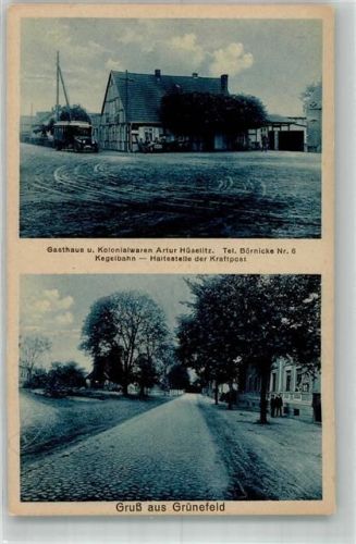14621 O1545 Grünefeld - Gasthaus Hüselitz Dorfstrasse