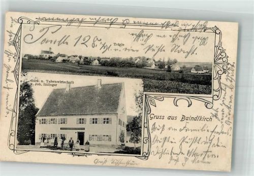 86510 W8901 Baindlkirch 1912 - Gasthaus Ittlinger Fahrrad