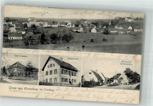 86495 W8901 Eurasburg b Friedberg, Bay 1911 - Altes Forstamt Gasthaus Krämerei Osterhuber