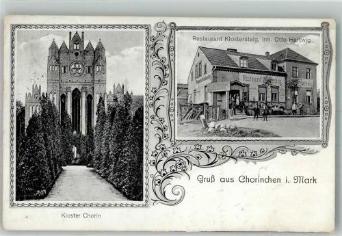 Chorin Chorinchen Kloster Chorin Gasthaus Klostersteig