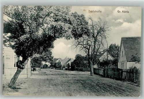 15746 O1604 Groß Köris 1914 - Dorfstrasse Baumblüte