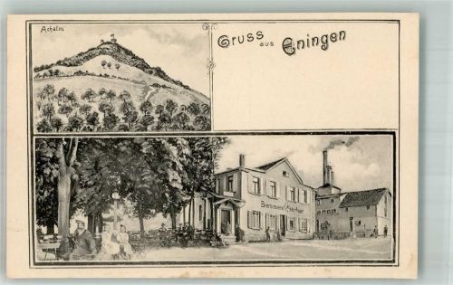 Eningen Achalm Bierbrauerei Auer Gartenwirtschaft