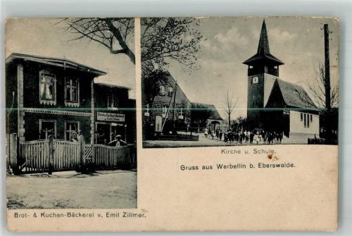 Werbellin Bäckerei Zillmer Kirche Schule