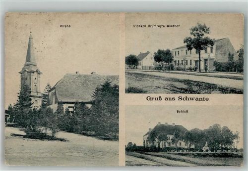 Schwante Kirche Gasthaus Krumrey Schloss