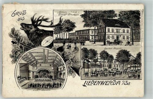 Bad Liebenwerda Hirsch Schützenhaus Gartenwirtschaft Festsaal