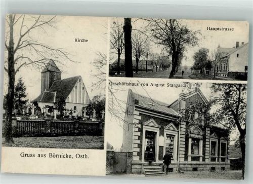 Börnicke Geschäftshaus Stargard Dorfkirche Hauptstrasse