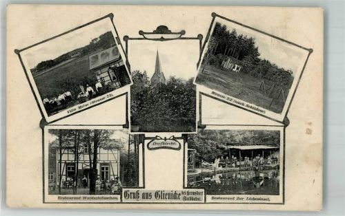 Glienicke Gasthaus Waldschlösschen Villa Helm Dorfkirche Gasthaus Zur Liebesinsel