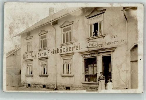 Elgersburg 1904 Brot- und Feinbäckerei Gustav Walther Ort handschriftlich