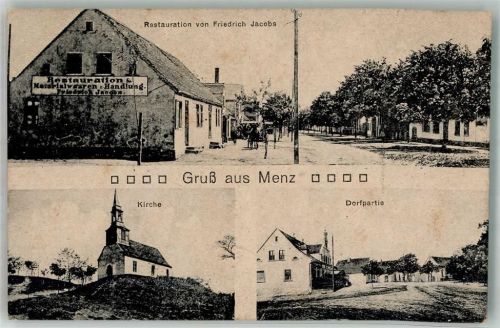 Menz Gasthaus Jacobs Dorfkirche Dorfstrasse