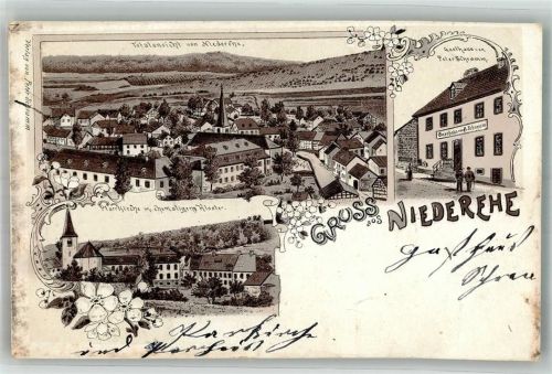 Niederehe Pfarrkirche mit Ehem. Kloster Gasthaus Schramm