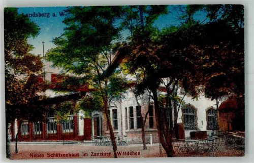 Landsberg a.d. Warthe 1926 Schützenhaus Zanziger Wäldchen