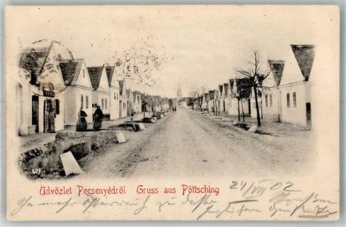 7033 Pöttsching 1902 - Straße