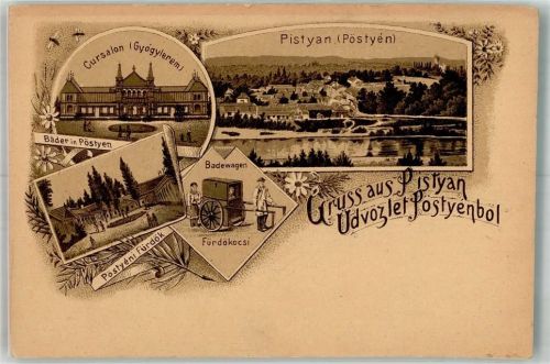 Pistyan Badewagen Hotel Kurhaus