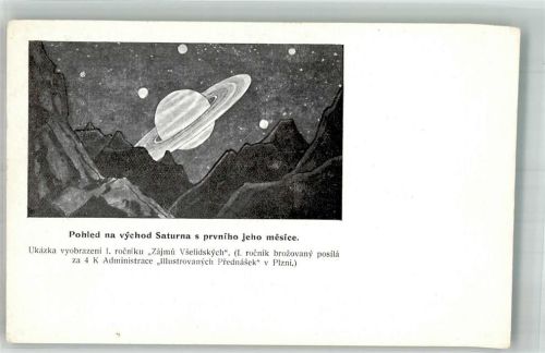 Saturn Pohled na vychod saturna s prvniho jeho mesice Astronomie