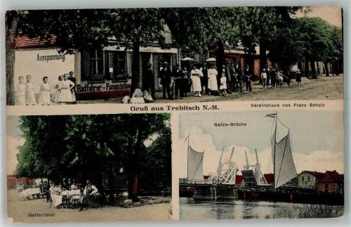 Driesen Trebitsch Gasthaus Ausspann Fahrrad Pumpstation Netze Brücke