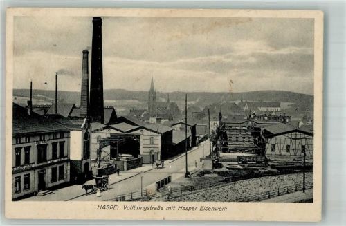 Haspe 1916 Vollbringstrasse Hasper Eisenwerk