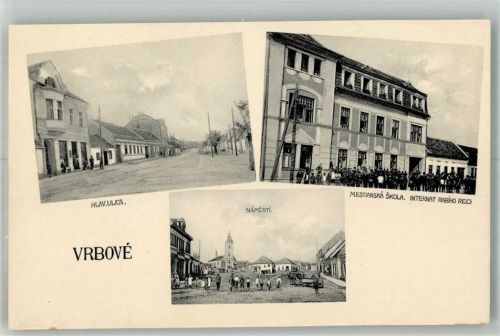 Pistyan Marktplatz Schule Straße Vrbove