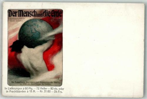1900 Das Buch Der Mensch und die Erde Kraemer Verlag