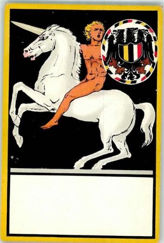 1914 Künstler Kriegspostkarte Nr. 2 sign. M. Schulz Propaganda WK I