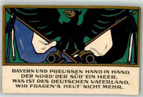 Frankfurt Nr. 2 sign. Lina v. Schauroth Nationaler Frauendienst 1914