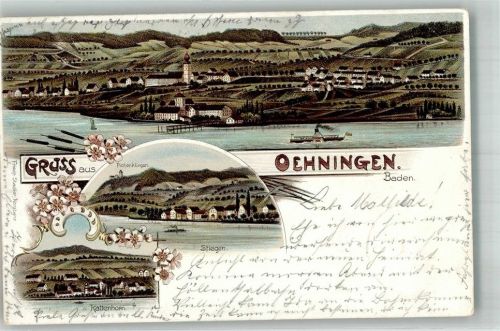 Öhningen 1903 Bodensee Kattenhorn Stiegen Hufeisen